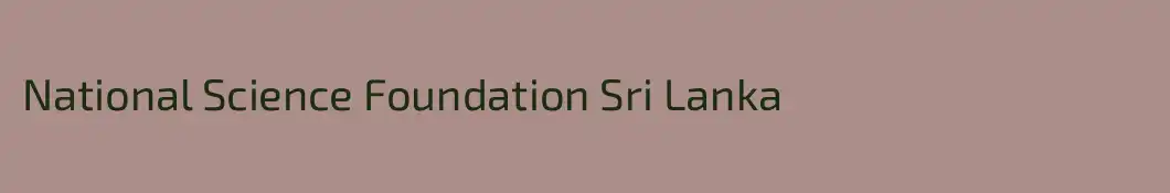 National Science Foundation Sri Lanka